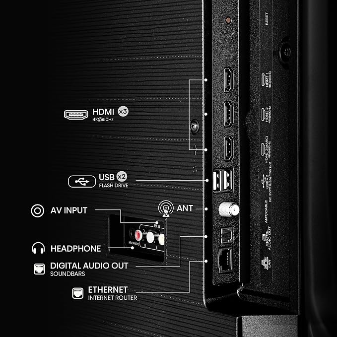 Hisense 50" E6 Cinema Series Hi-QLED 4K UHD Smart Fire TV (50E6QF) - AI Light Sensor, Dolby Vision · Atmos, Voice Remote with Alexa, Motion Rate 120, HDR 10+ Adaptive, Game Mode Plus - Image 14