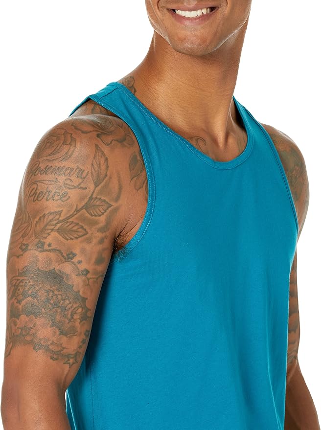 Amazon Essentials Men's Active Quick Dry Tech Stretch Moisture Wicking Lightweight Gym Tank Top - Image 4