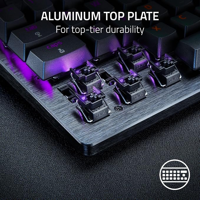 Razer Huntsman V3 Pro 8KHz Esports Gaming Keyboard, Analog Optical, Black | Gen-2 Analog Optical Switches, Rapid Trigger, Adjustable Actuation, Media Controls, PBT Keycaps - Image 13