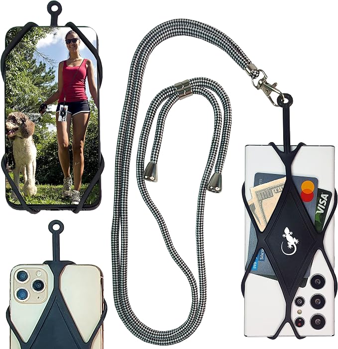Gecko Travel Tech Cell Phone Lanyard Phone lanyards for Around The Neck Neck Lanyard Phone Crossbody by GeckoTravelTech
