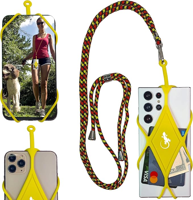 Gecko Travel Tech Cell Phone Lanyard Phone lanyards for Around The Neck Neck Lanyard Phone Crossbody by GeckoTravelTech