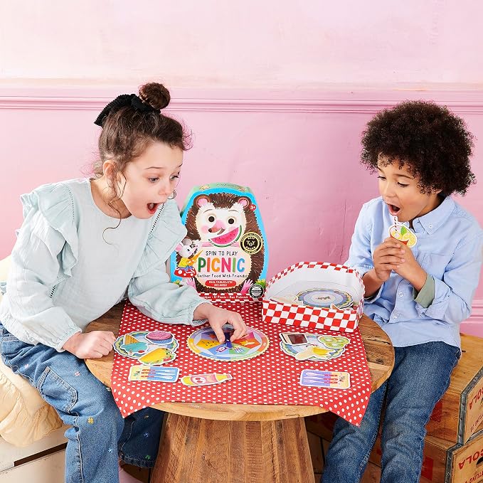 eeBoo: Spin to Play Picnic - Game for Kids, Gather Food with Friends, Preschool, Ages 3+, 2-4 Players, 15-25 Min Playing Time - Image 5