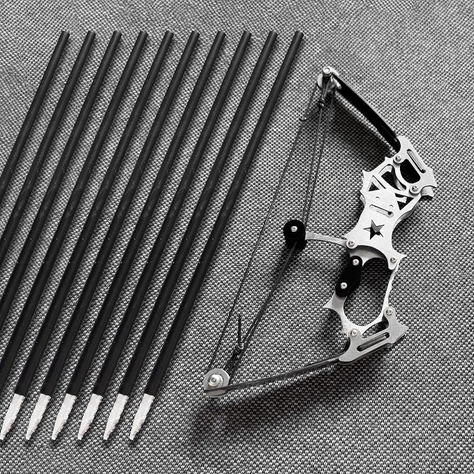 Archery Bow Set Left and Right Hand Compound Bow Hunting Bow Metal Material Catapult RH/LH for Practice Archery - Image 4