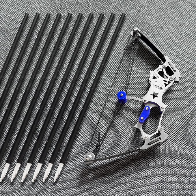 Archery Bow Set Left and Right Hand Compound Bow Hunting Bow Metal Material Catapult RH/LH for Practice Archery - Image 4