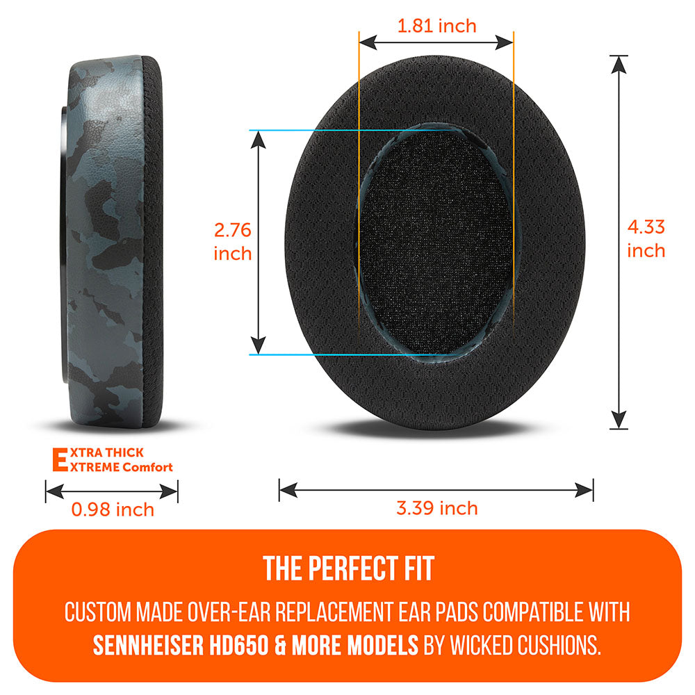 Sennheiser HD6XX & HD600 Gel Earpads - WC FreeZe HD