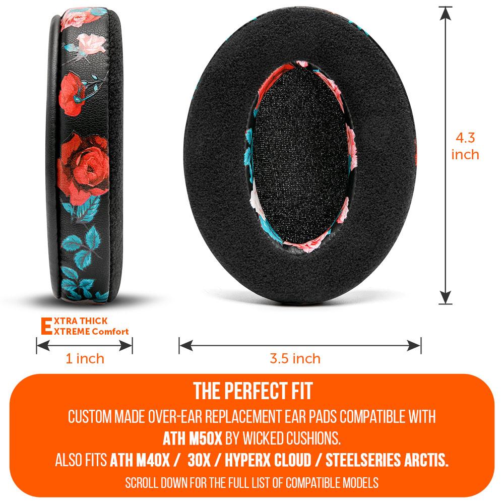 ATH M50X Earpads - Velour Hybrid